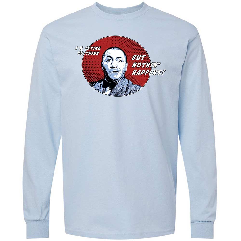Long Sleeve T-Shirt - EGWHDEAH - Light Blue - 18