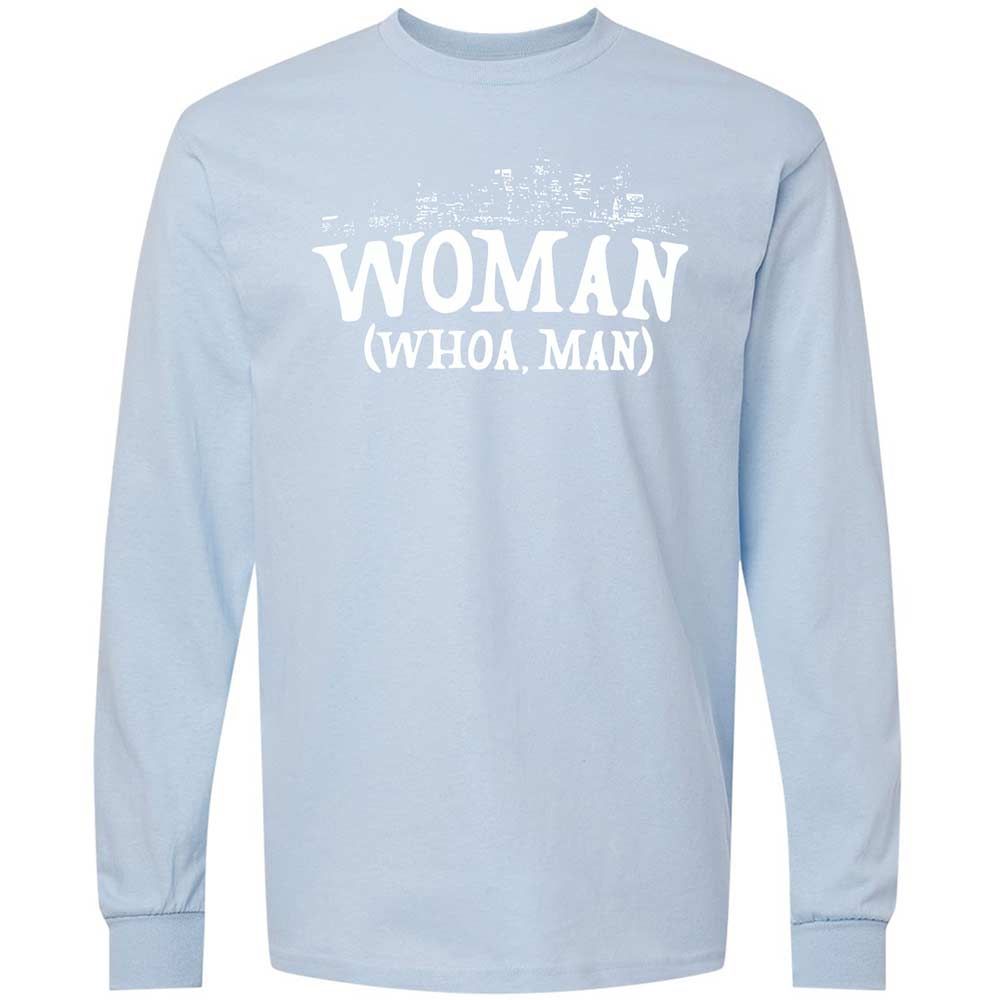 Woman - Whoa, Man - Light Blue - 18
