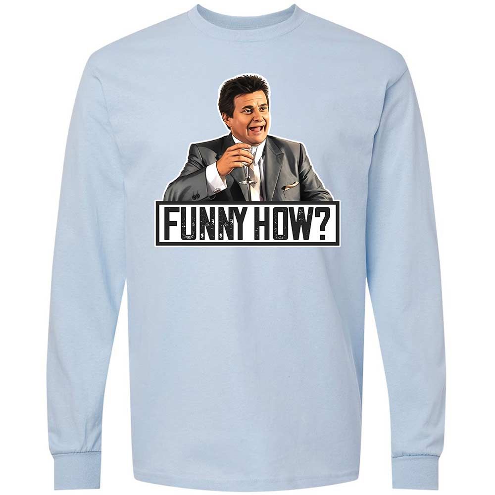 Long Sleeve T-Shirt - M8VDBLZT - Light Blue - 18