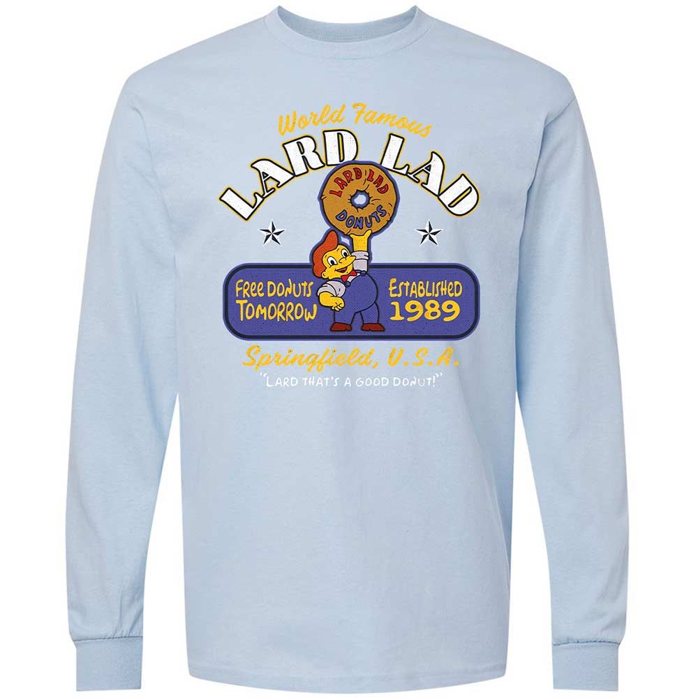 Long Sleeve T-Shirt - XHUFEW1J - Light Blue - 18