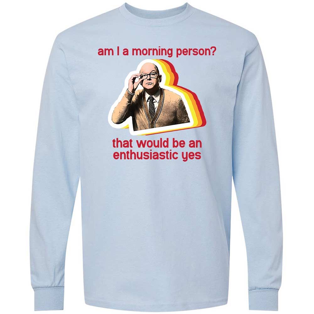Long Sleeve T-Shirt - 5M8GVJWH - Light Blue - 18