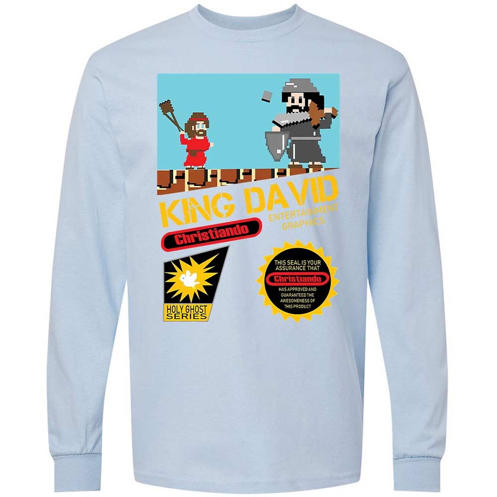 David Vs Goliath Cool Christian - Light Blue - 18