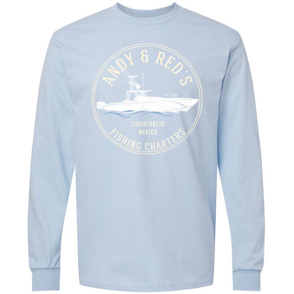Long Sleeve T-Shirt - E1HF4GDP - Light Blue - 18