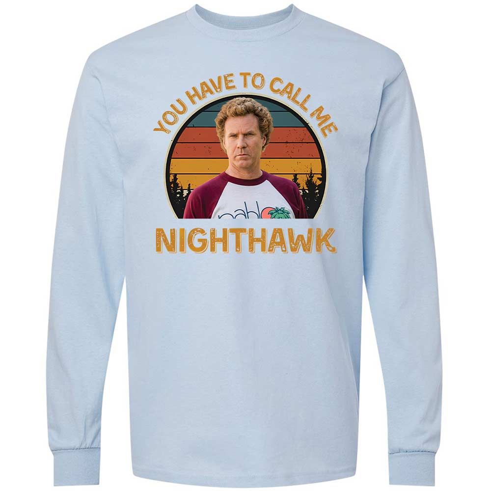 Long Sleeve T-Shirt - VK5CLMLH - Light Blue - 18
