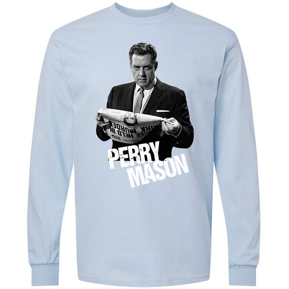 Long Sleeve T-Shirt - M9KSE5RX - Light Blue - 18