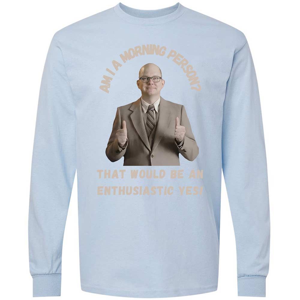 Long Sleeve T-Shirt - UDS66WZZ - Light Blue - 18