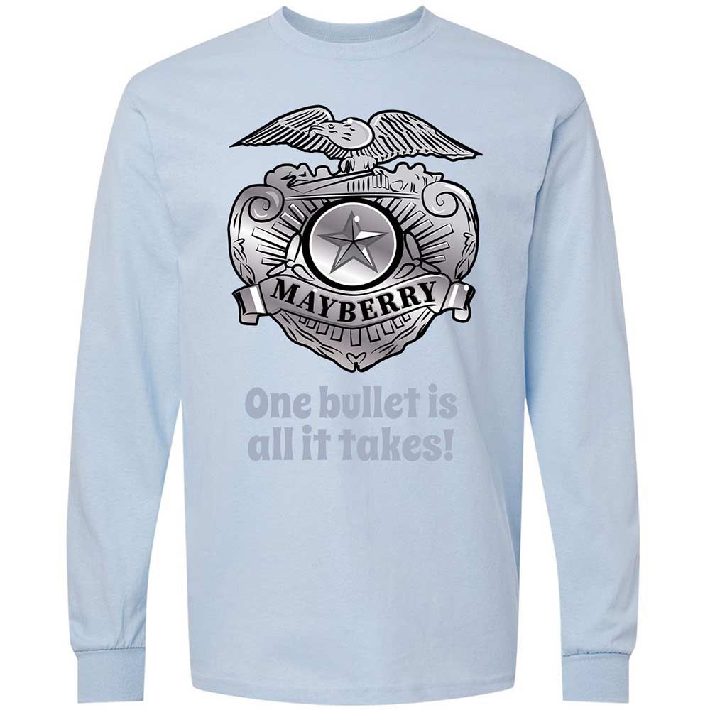 Long Sleeve T-Shirt - 7FZDRQZR - Light Blue - 18