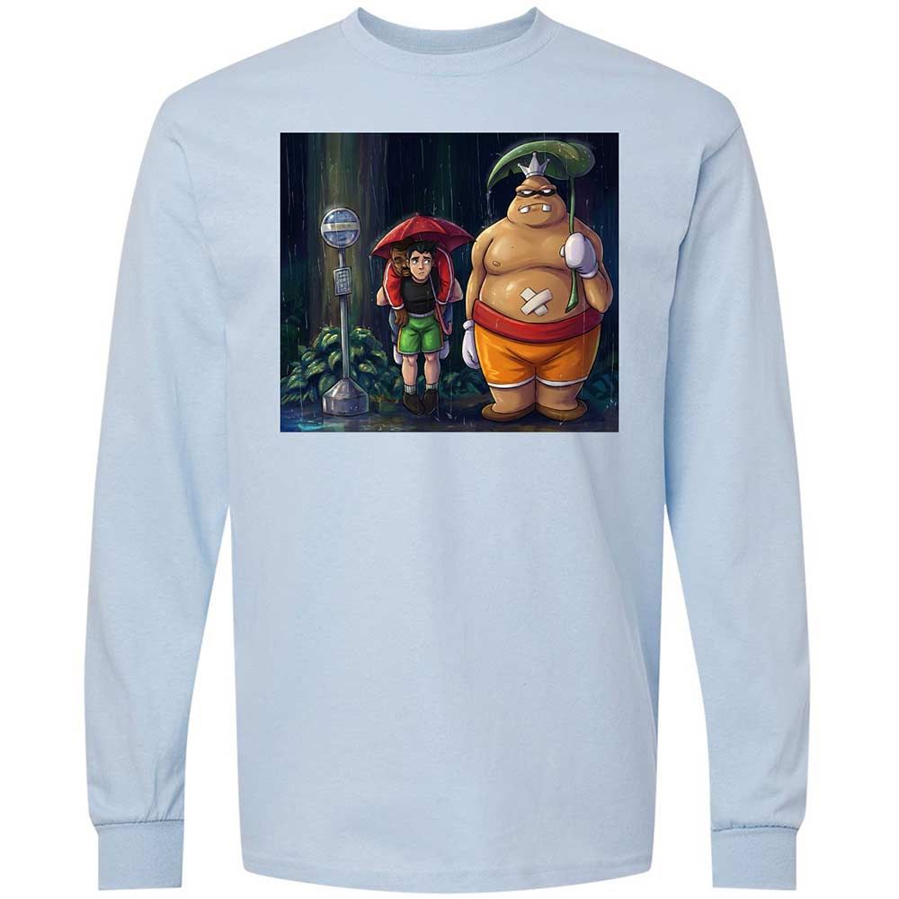 Long Sleeve T-Shirt - XZQPWA6K - Light Blue - 18