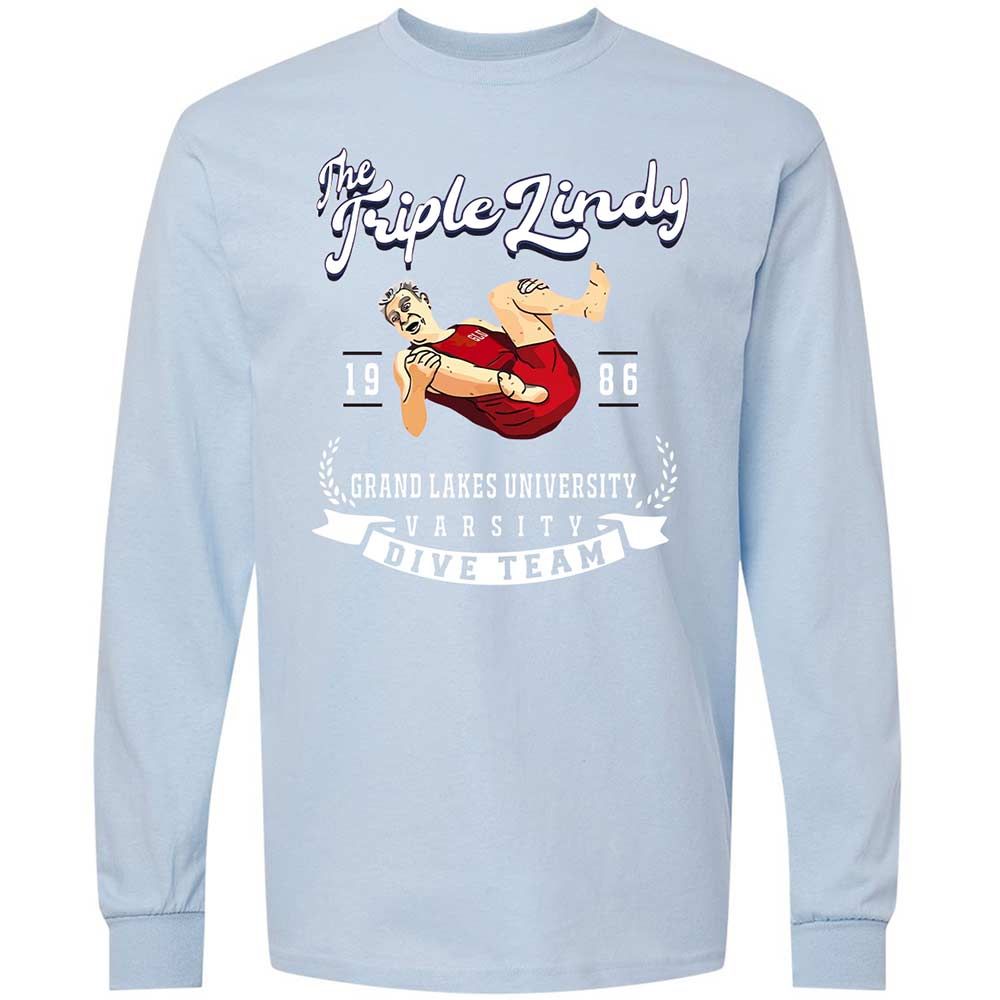 Long Sleeve T-Shirt - D7S49Q59 - Light Blue - 18