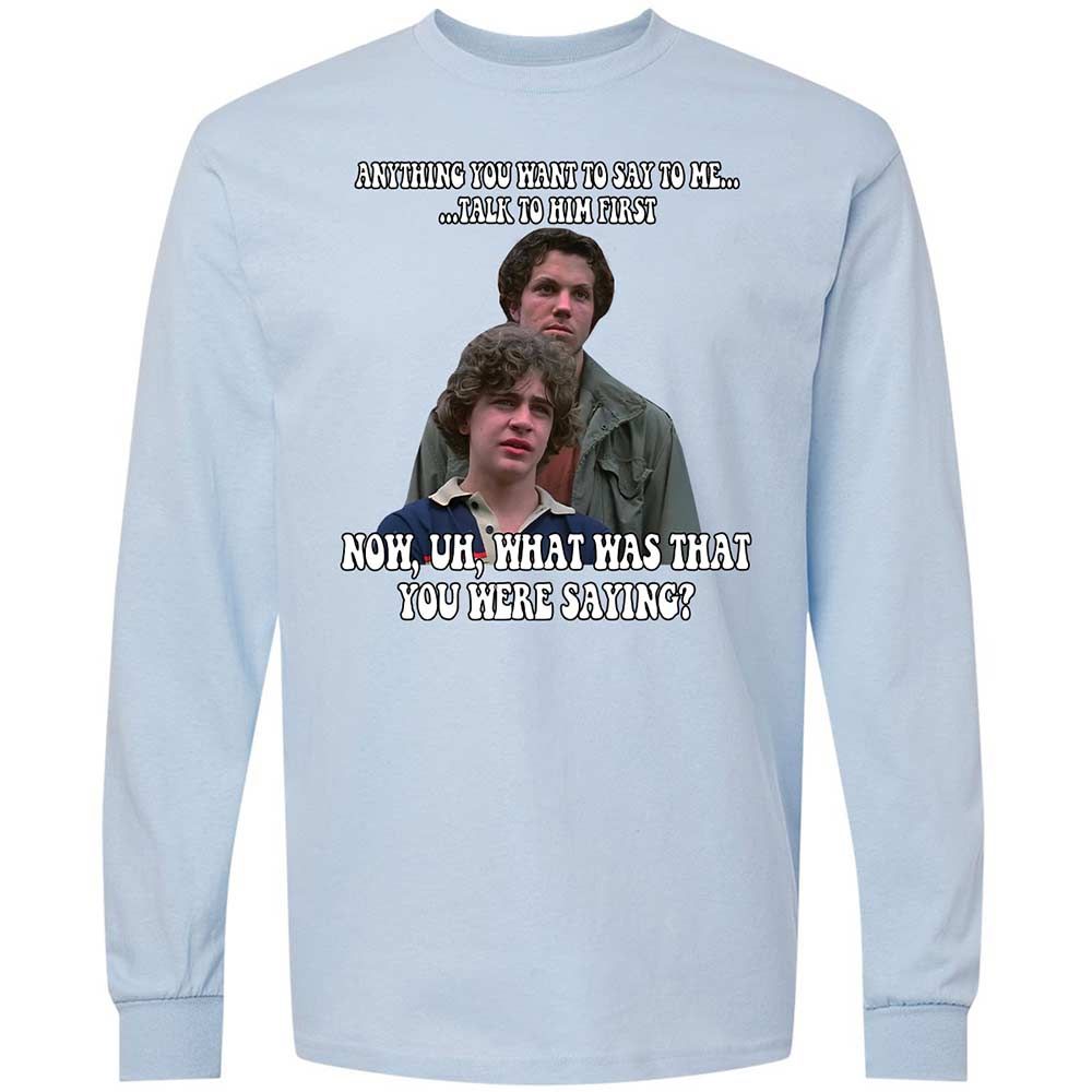 Long Sleeve T-Shirt - TRKG5Y9Z - Light Blue - 18