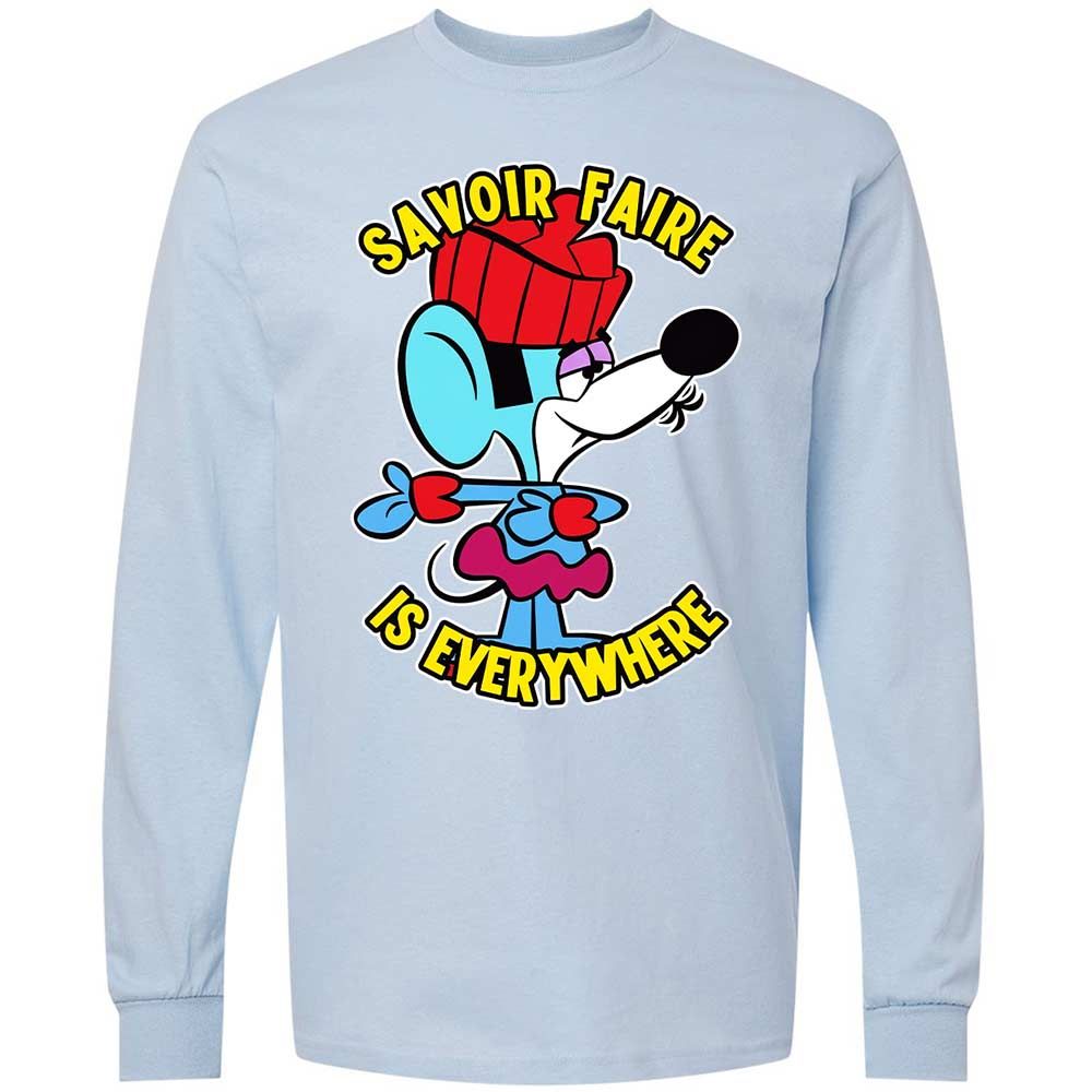Long Sleeve T-Shirt - PRU1SJ6K - Light Blue - 18