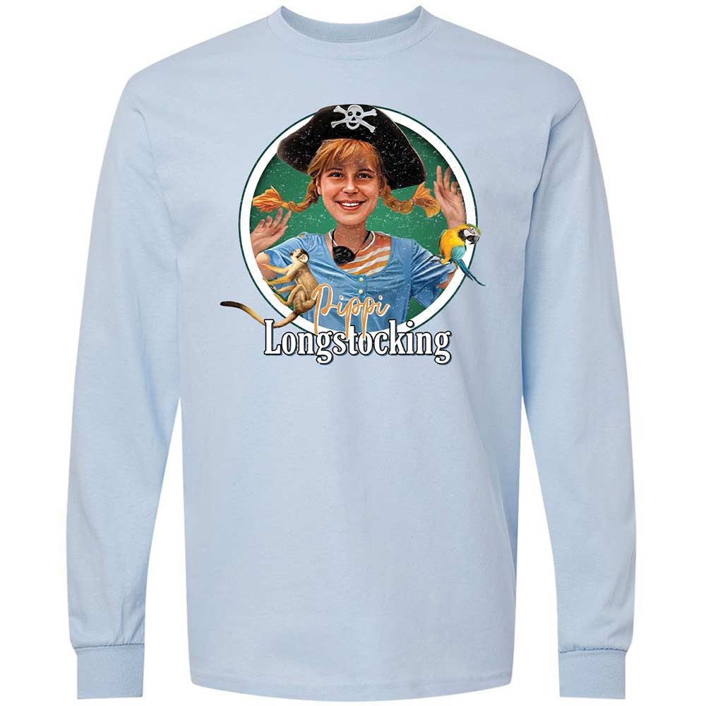 Long Sleeve T-Shirt - QUQ1PT24 - Light Blue - 18