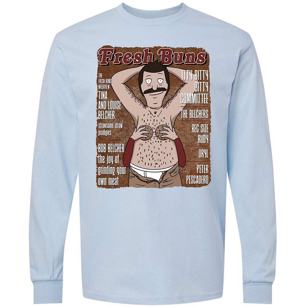 Long Sleeve T-Shirt - E3AEK37S - Light Blue - 18