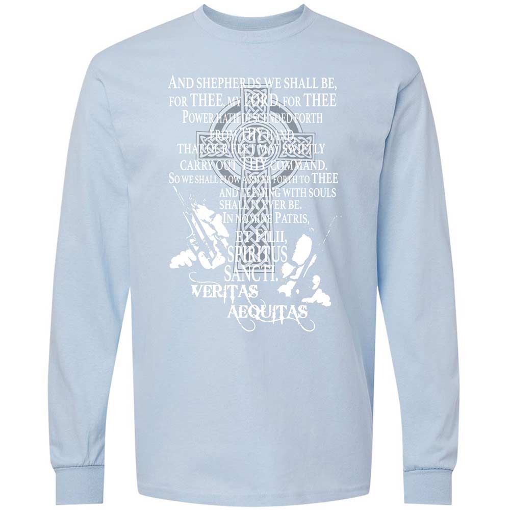 Long Sleeve T-Shirt - DWQAE7JU - Light Blue - 18