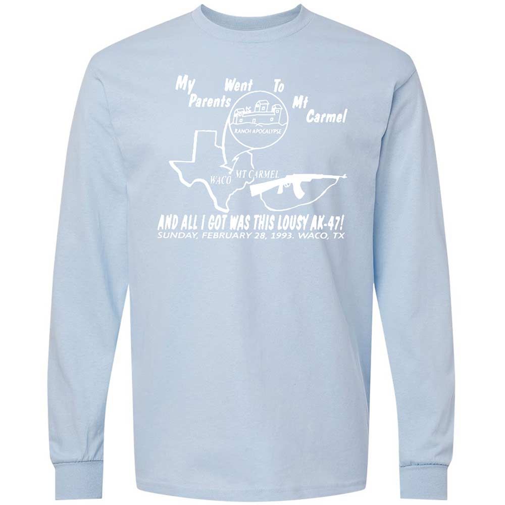 Long Sleeve T-Shirt - ZVXC6RHC - Light Blue - 18