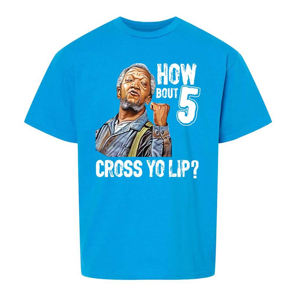 How bout 5 cross yo lip - Sapphire - 18
