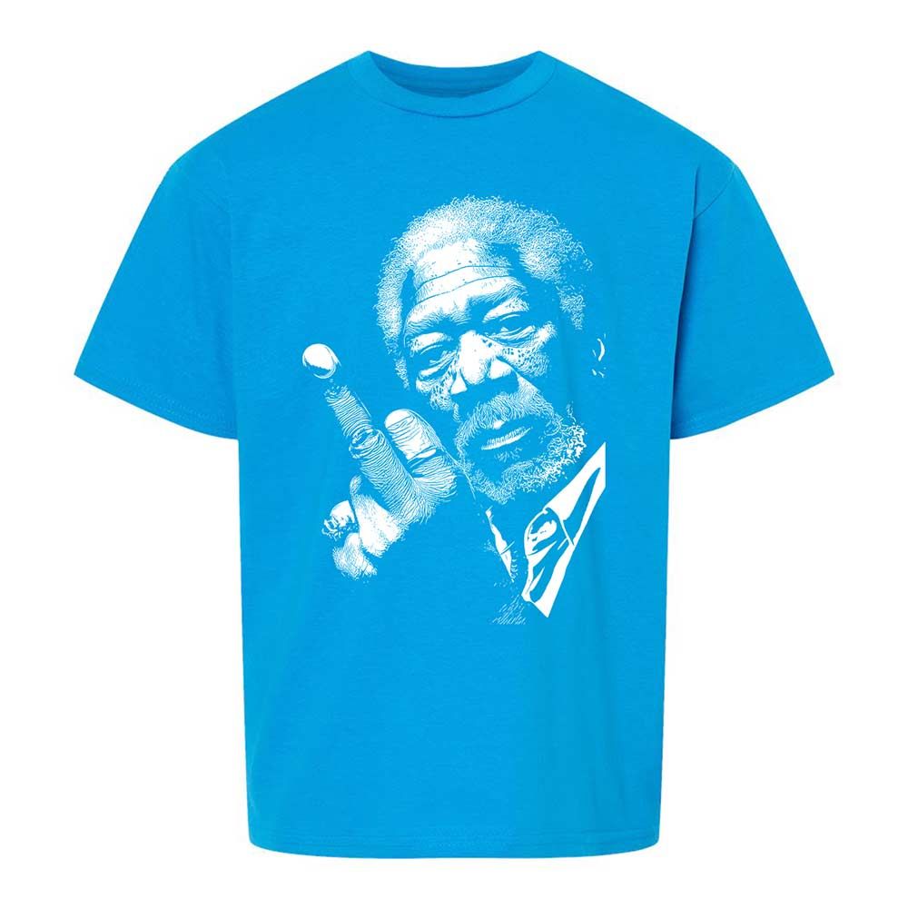 Morgan Freeman middle finger - Sapphire - 18