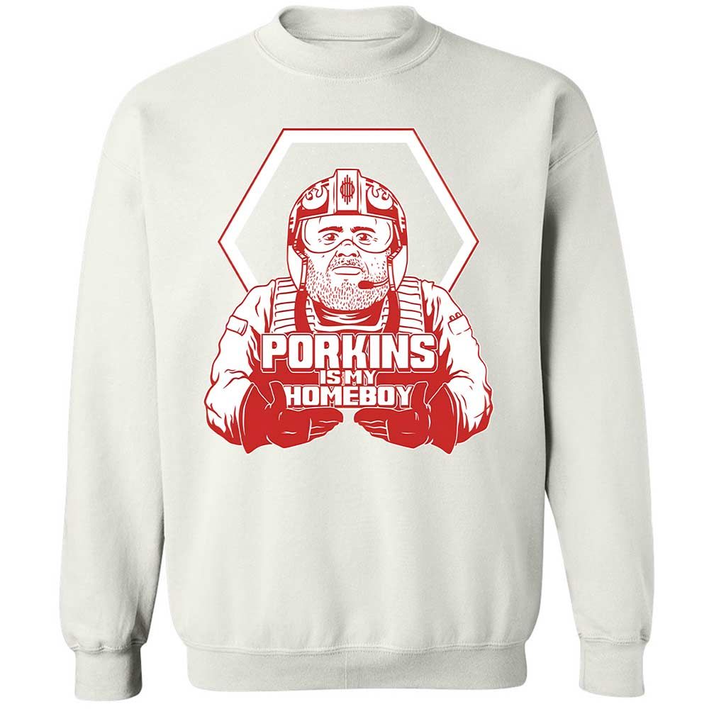 Porkins Is My Homeboy - White - 18