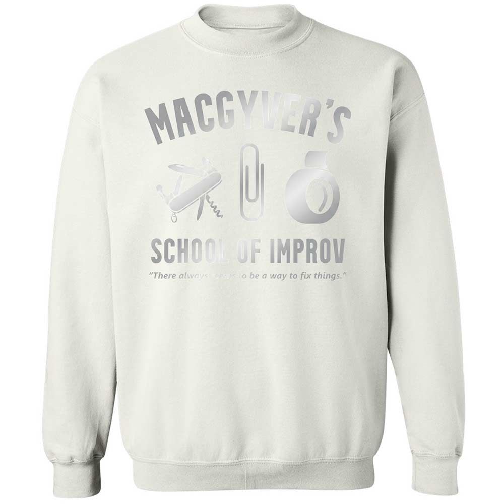 Classic Unisex Sweatshirt - 1WMKJDHV - White - 18