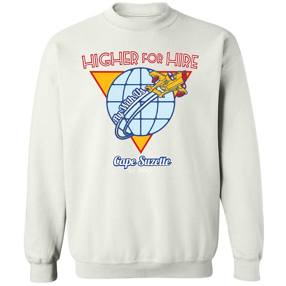 Higher For Hire - White - 18