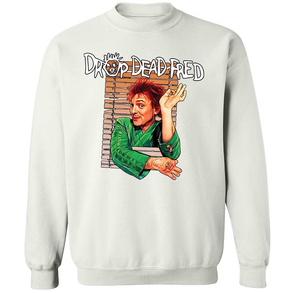 Funny Man Drop Dead Fred - White - 18