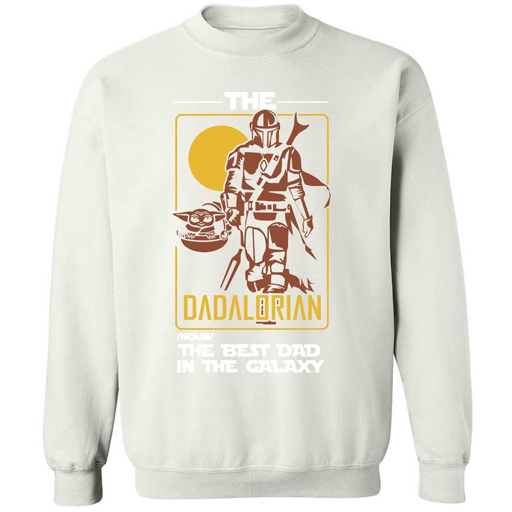 The Dadalorian The Best Dad In The Galaxy - White - 18