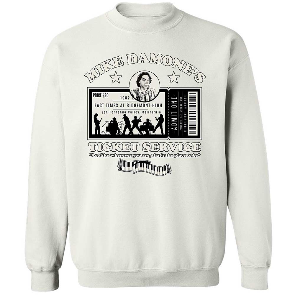 Damone's Ticket Service - White - 18