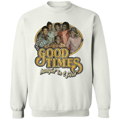 Classic Unisex Sweatshirt - Black - White - 18