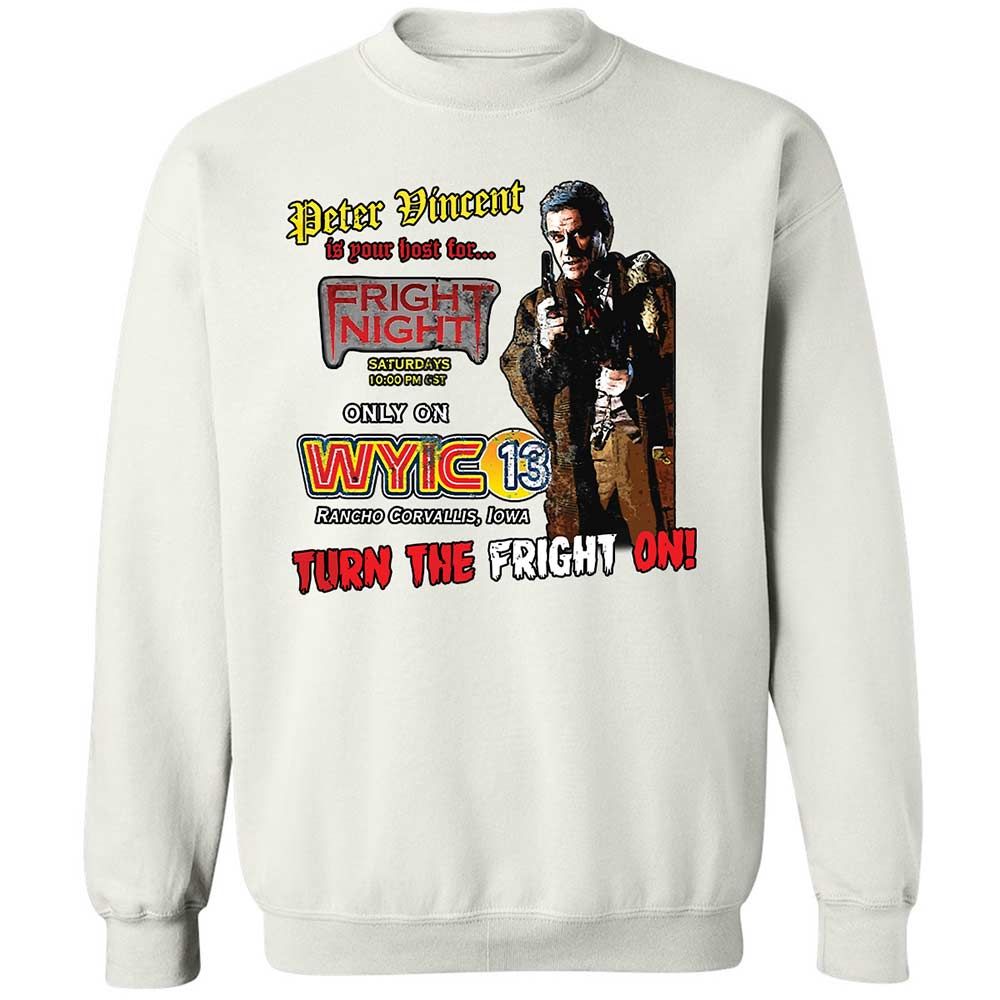 Peter Vincent Fright horror night cult - White - 18