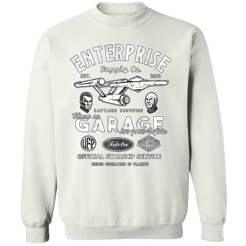 Classic Unisex Sweatshirt - DTLE42SJ - White - 18