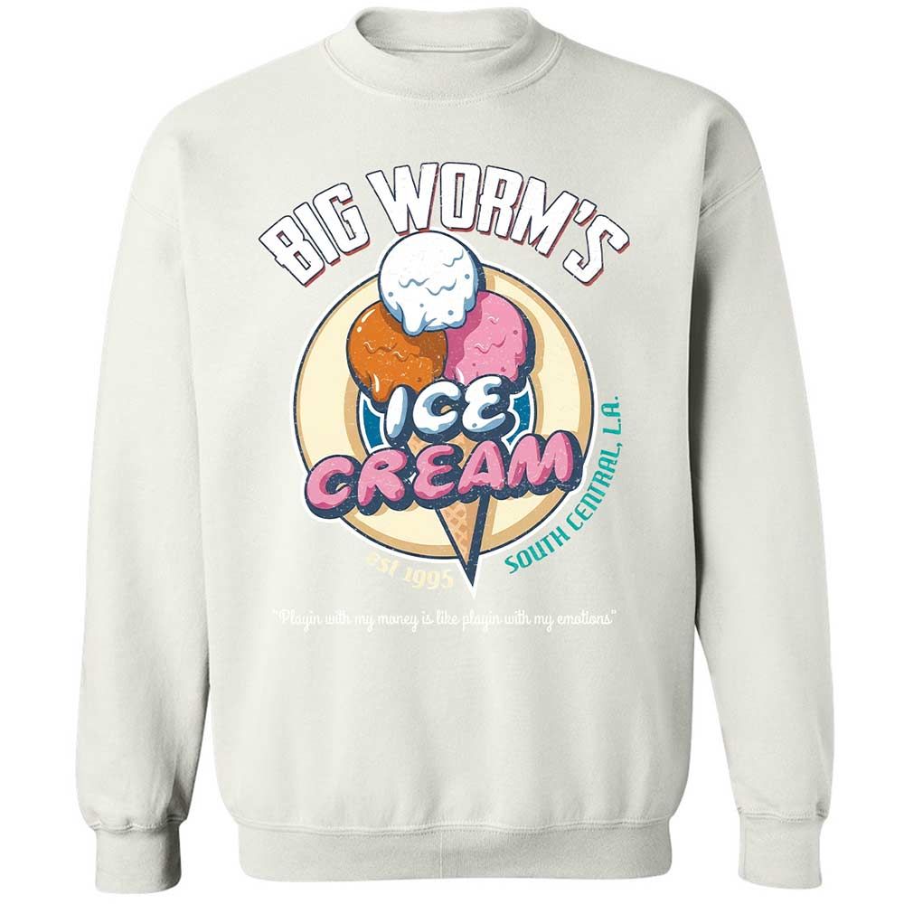 Big Worm's Ice Cream - White - 18