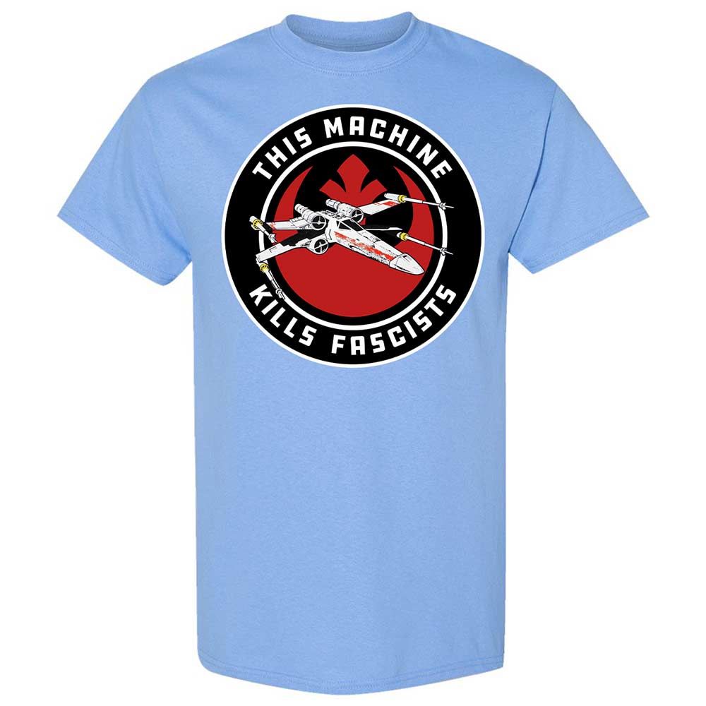 This Machine Kills Fascists - Carolina Blue - 19