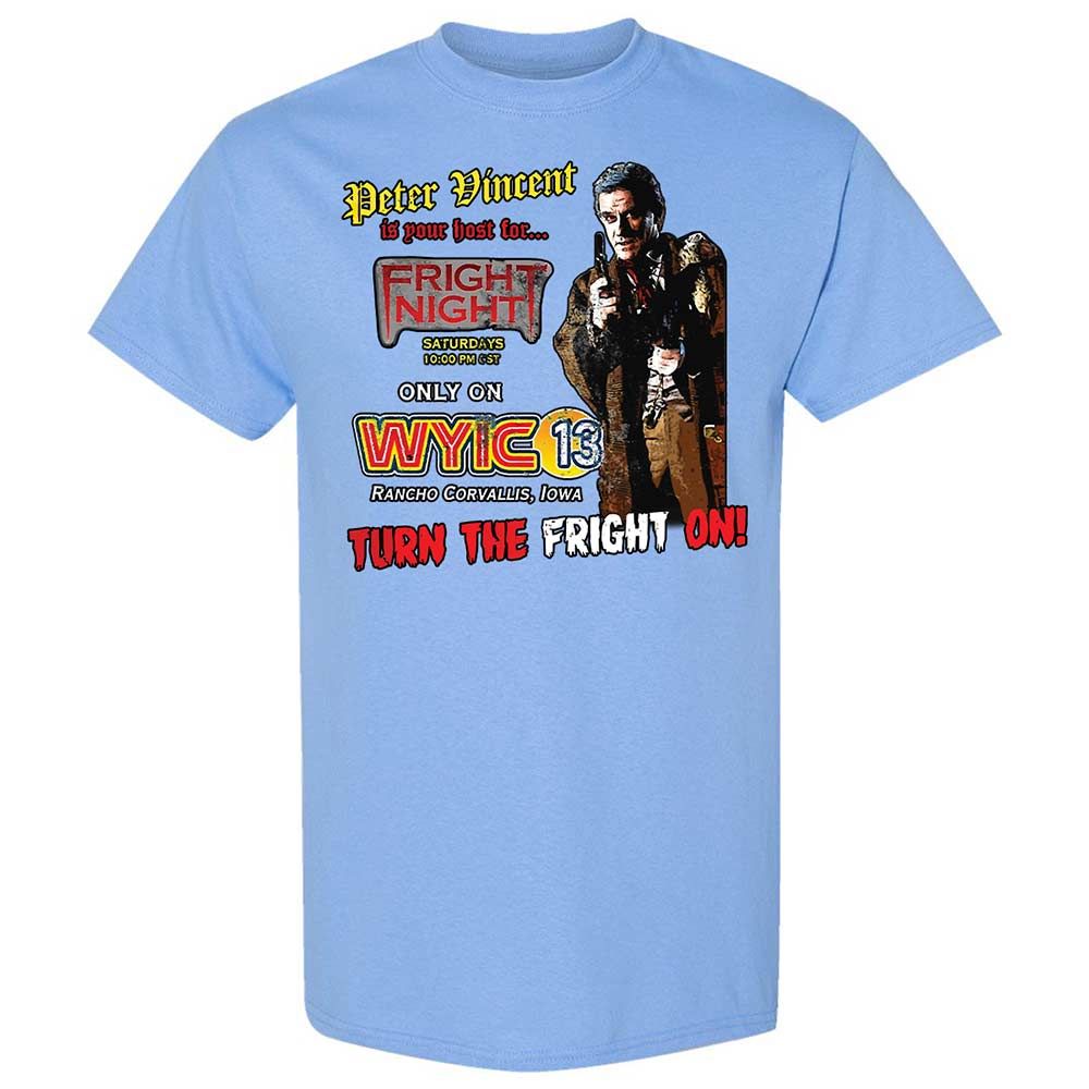 Peter Vincent Fright horror night cult - Carolina Blue - 19