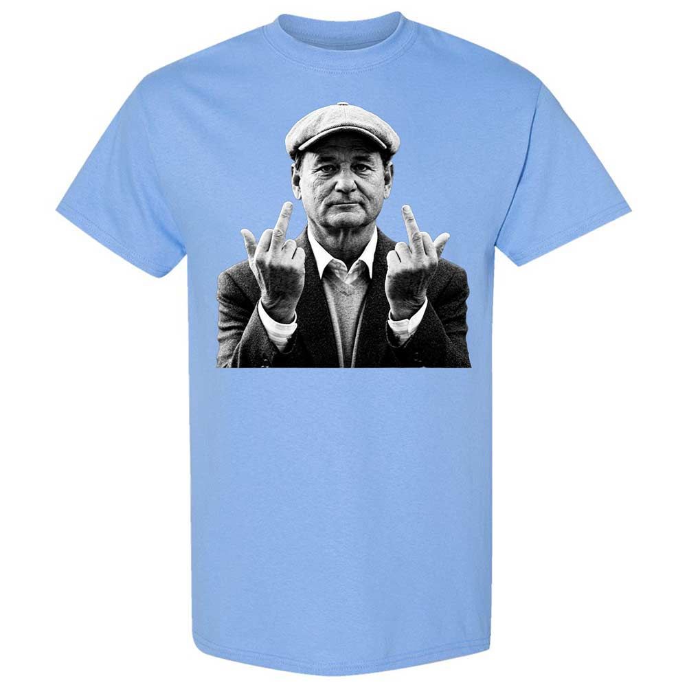 Bill Murray Middle Finger - Carolina Blue - 19