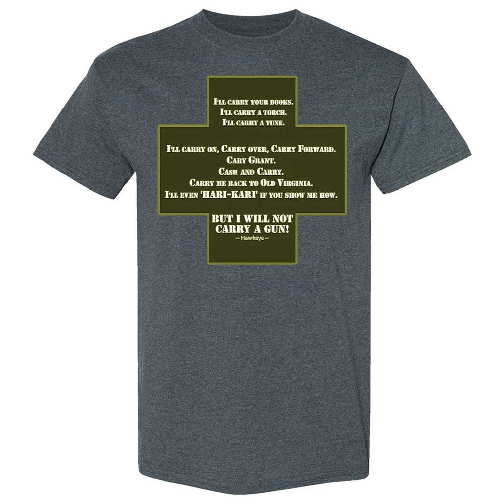 I Will Not Carry a Gun - Dark Heather - 19
