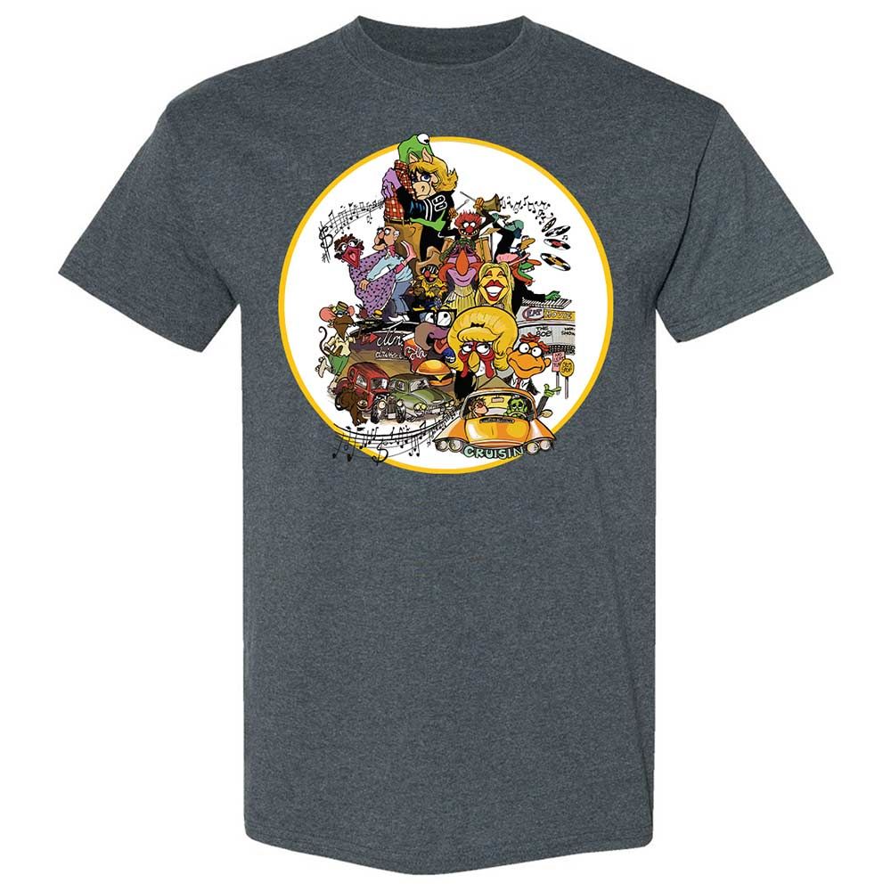 Muppet Graffiti - Dark Heather - 19