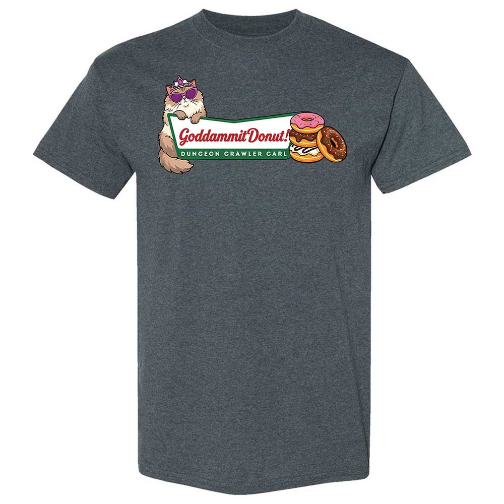 Goddammit Donut - Dark Heather - 19
