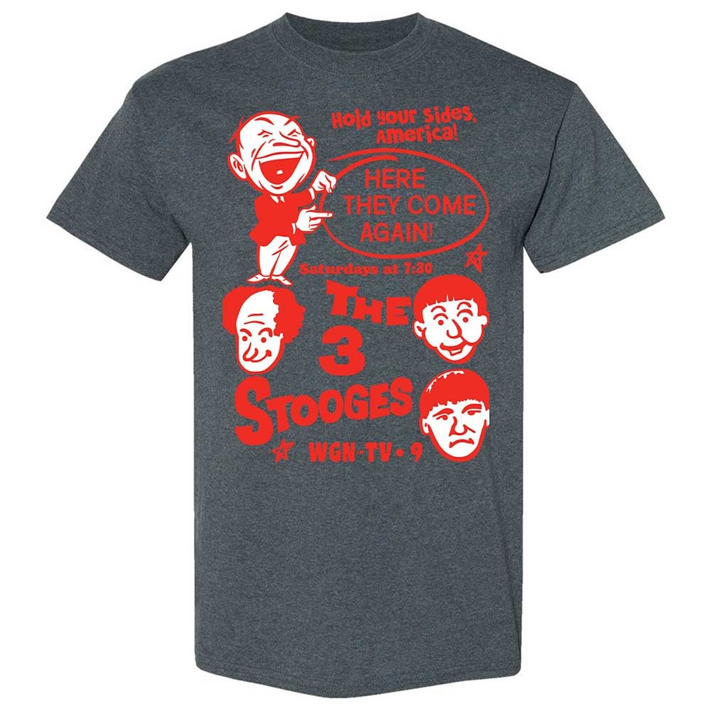 The 3 Stooges - Dark Heather - 19
