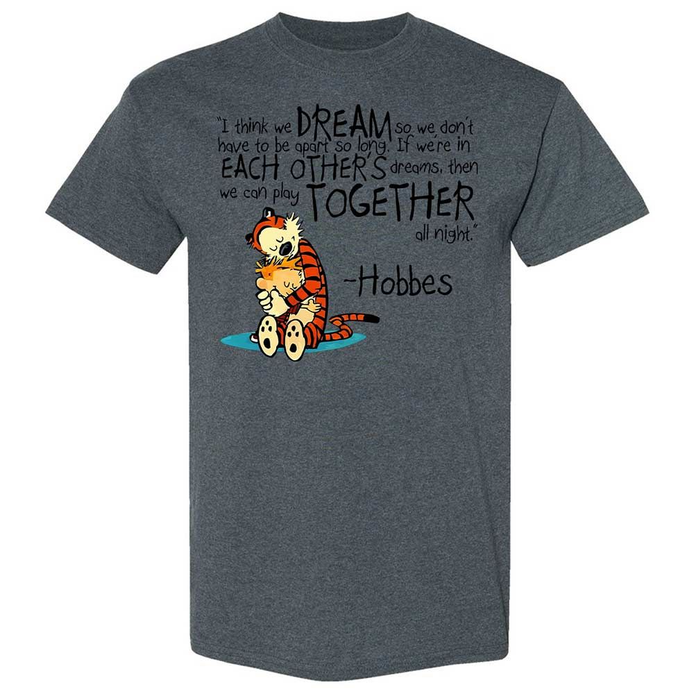 Calvin Hobbes Dreams - Dark Heather - 19