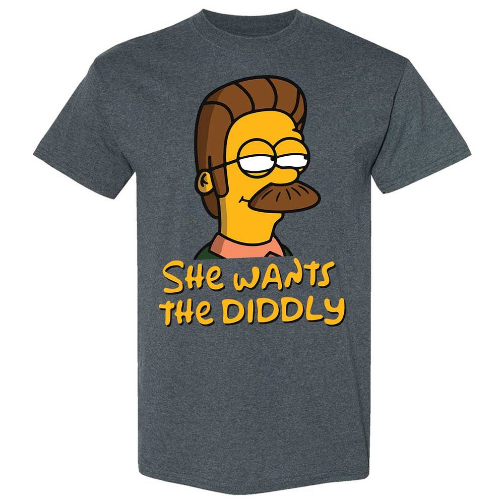 She Wants The Diddly - Dark Heather - 19