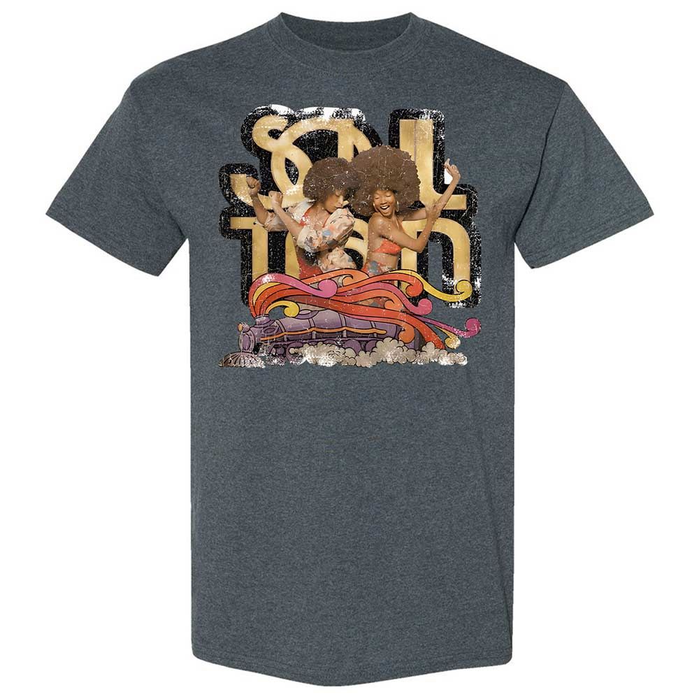 Retro Soul Train Dance Vibes - Dark Heather - 19
