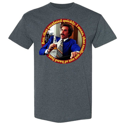 Classic Unisex T-Shirt - Q9J1EGS1 - Dark Heather - 19
