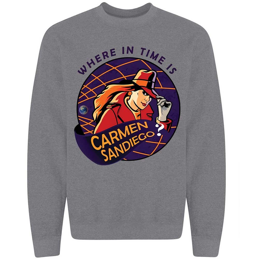 Where in Time Is Carmen Sandiego - Graphite Heather - 19
