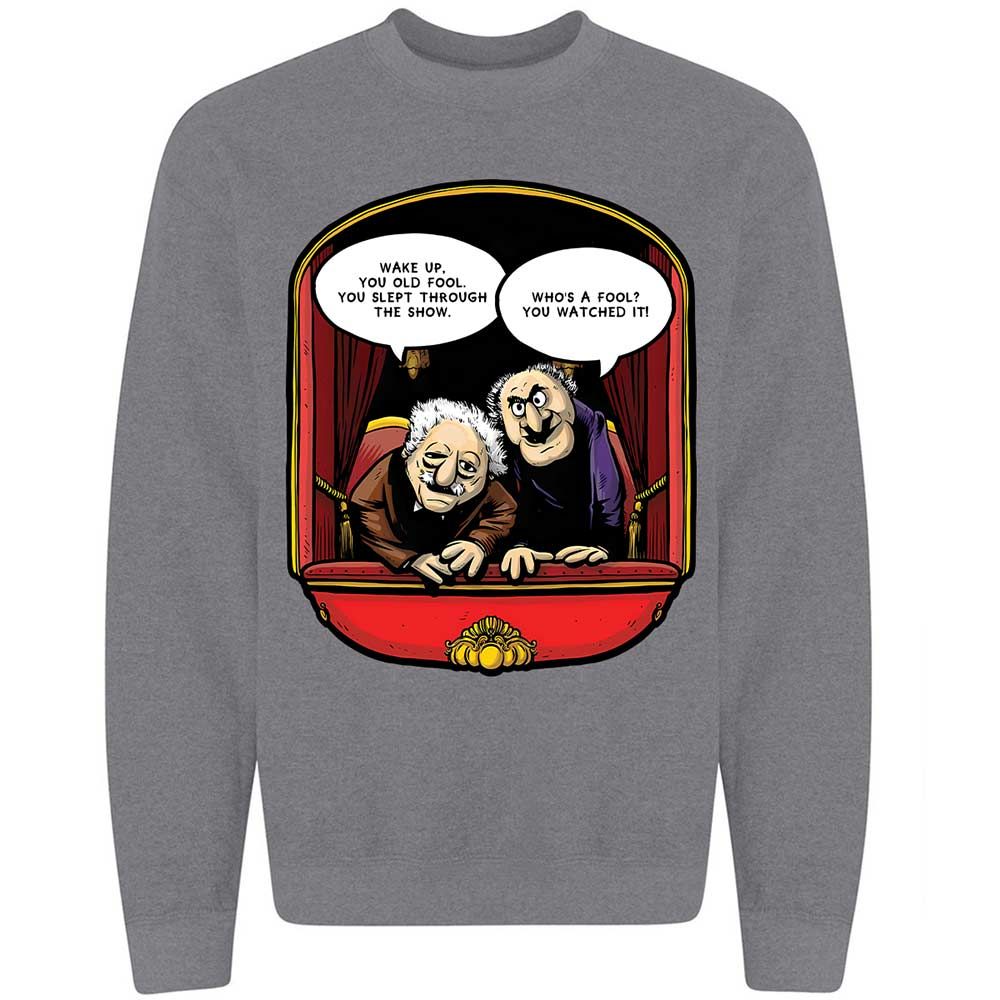 Statler and Waldorf (Wake Up) - Graphite Heather - 19