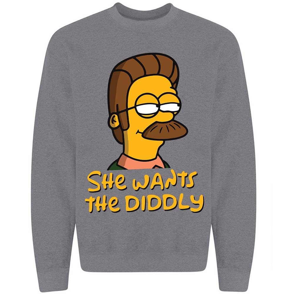 She Wants The Diddly - Graphite Heather - 19