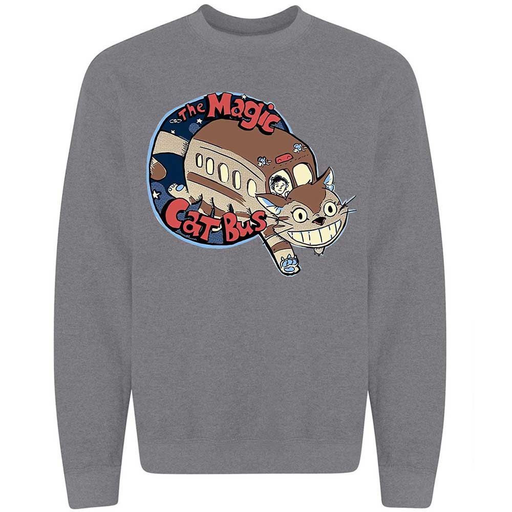 The Magic Catbus - Graphite Heather - 19