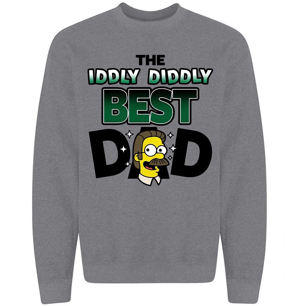 The Iddly diddly best dad - Graphite Heather - 19