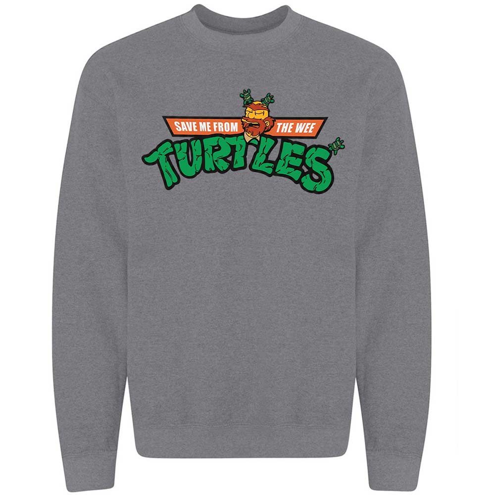 Save Me From The Wee Turtles - Graphite Heather - 19