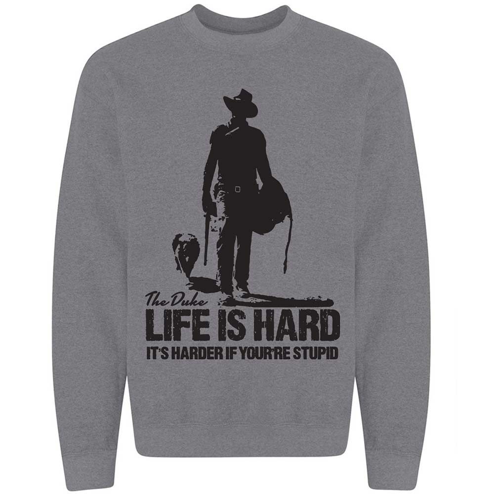 Life is hard - Graphite Heather - 19