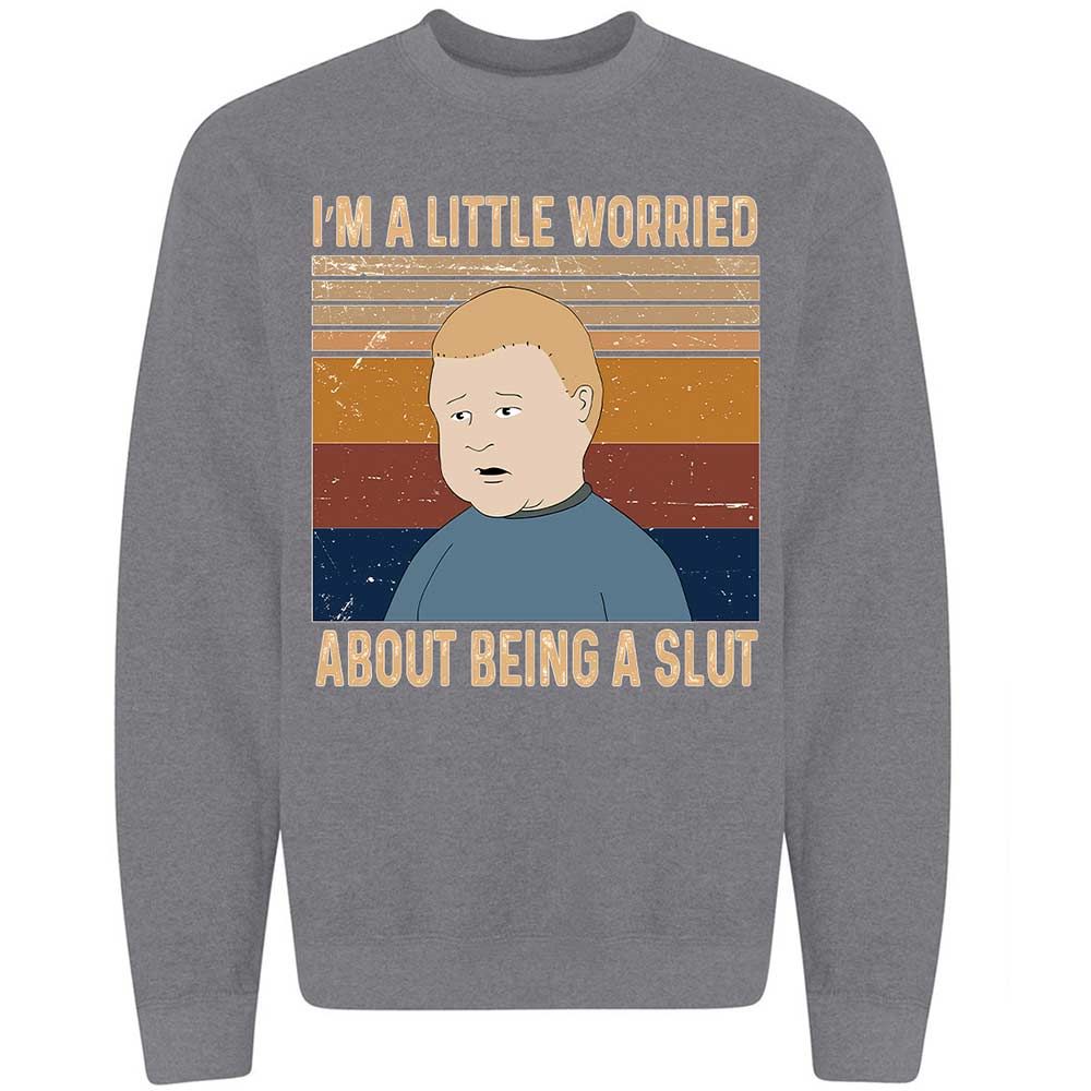 I'm a Little Worried About Being a Slut - Graphite Heather - 19